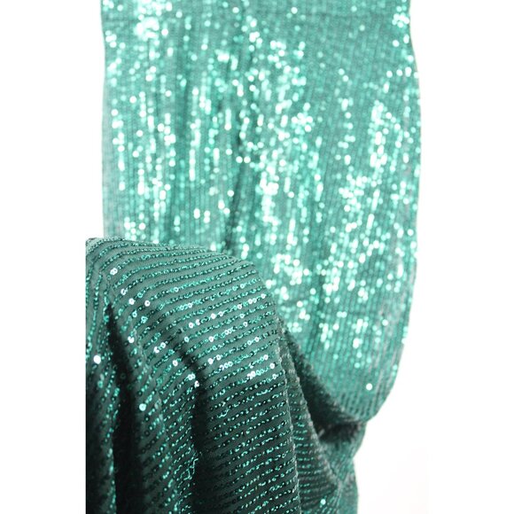 Women’s Sequin Evening Dress Tassel Maxi Cocktail Party Dress Prom Wedding Gown - Picture 4 of 5